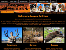 Tablet Screenshot of bearpawoutfitters.com